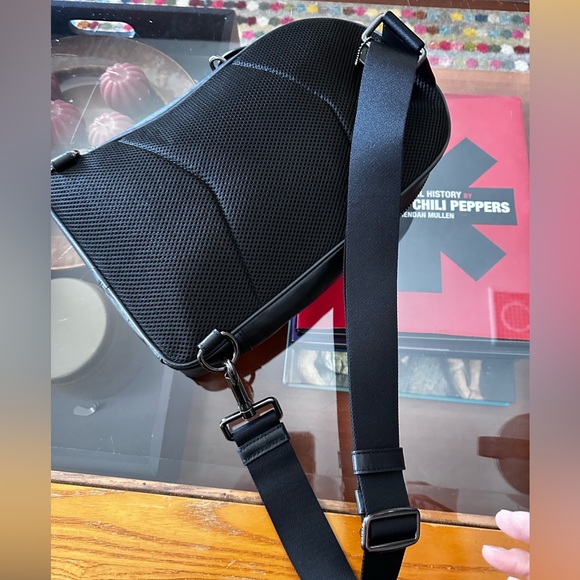 Coach Graham Pack Signature monogram in gunmetal gray black crossbody unisex - Picture 9 of 11